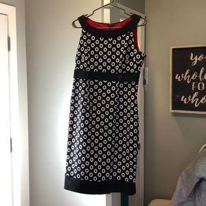 NWT London Times Dress with red and button accents